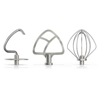 KitchenAid Set di accessori in acciaio inox da 3 pezzi per planetarie con testa reclinabile